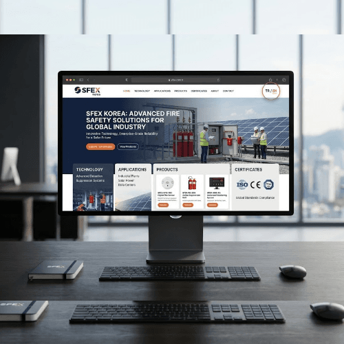SFEX Korea - Kurumsal Çok Dilli Web Platformu